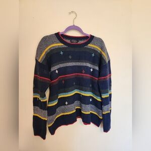 Pendleton Women's Bridger Striped Lambswool Sweater